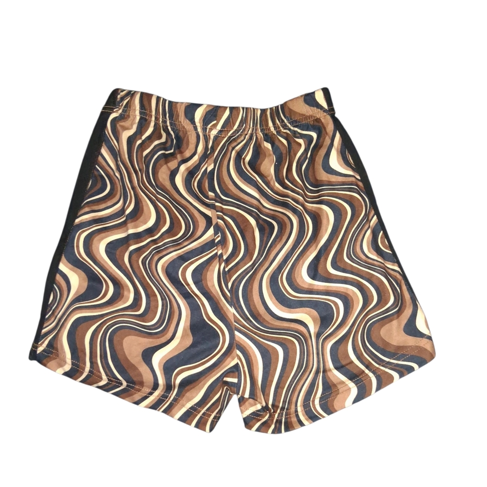 SHEIN Multicolor Swirl Bike Shorts - Picture 2 of 3
